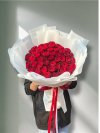 50 Red Roses Bouquet - M